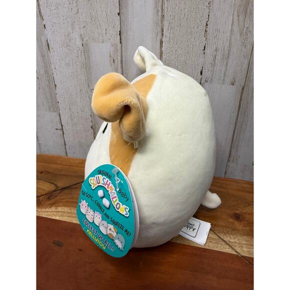 NWT‎ Squishmallows Brock the Bulldog Plush Toy Small 7" Multicolor - Picture 2 of 6